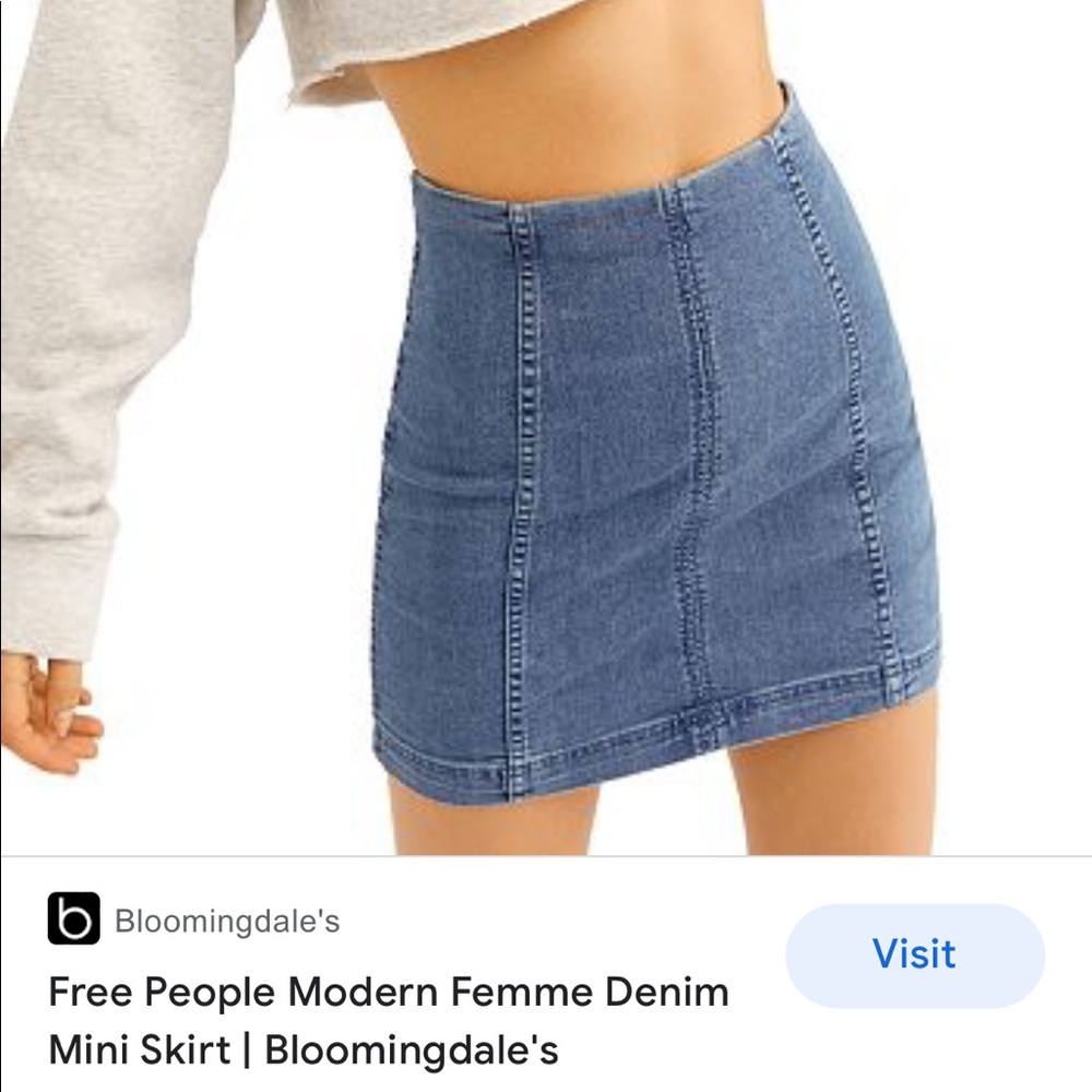 Free People Modern Femme Mini Skirt